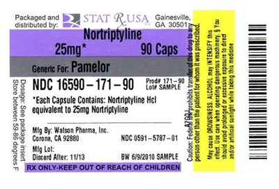 Nortripyline 25mg Label Image (Nortripyline 25mg Label 171)